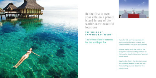 Sapphire Bay | Brochure, Spread 1