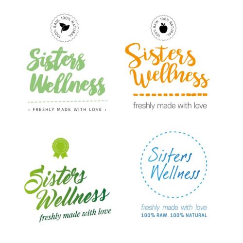 Sisters Wellness | Logo Design Drafts 1