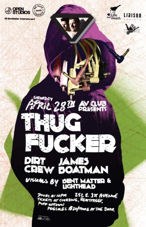 Open Studios | Poster - Thugfucker -April 28, 2012